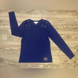 Michael Kors navy blue top